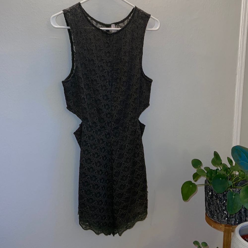 Free People Lace Cutout Dress